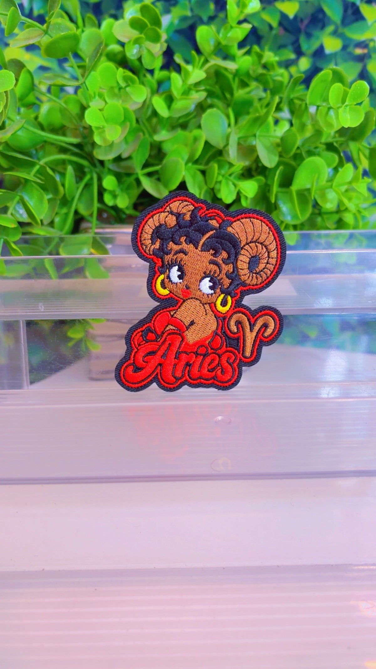 Aries ♈️ zodiac iron on patch
