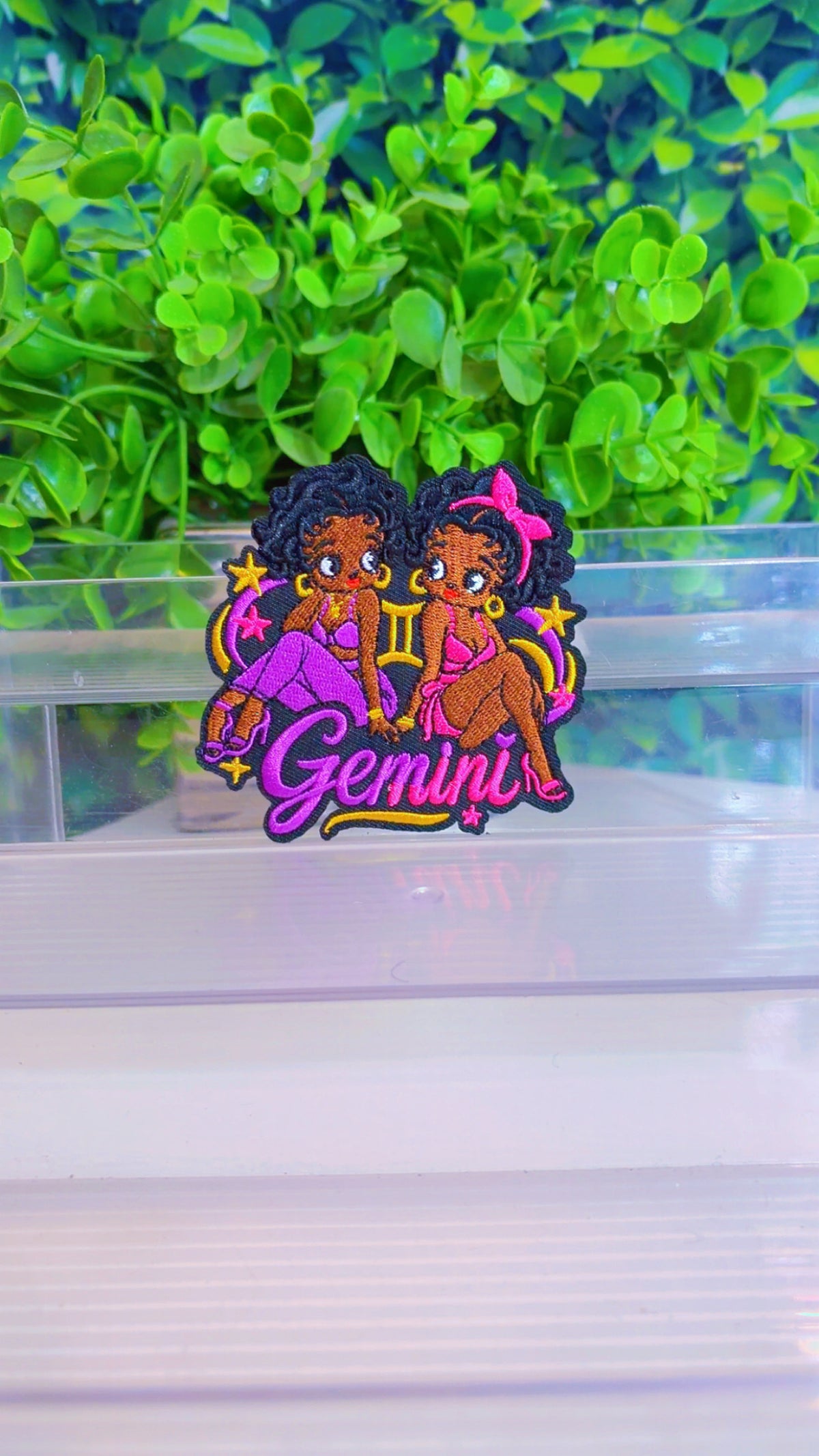 Gemini ♊️ iron on patch