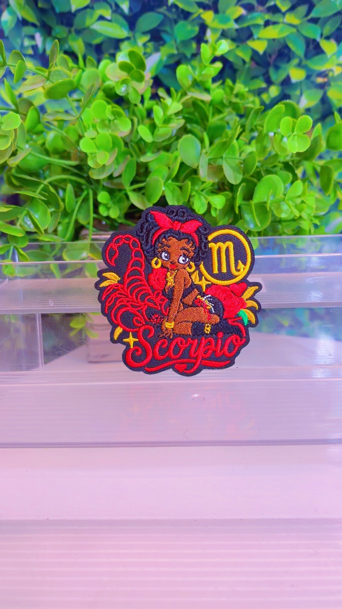 Scorpio ♏️ zodiac iron on patch