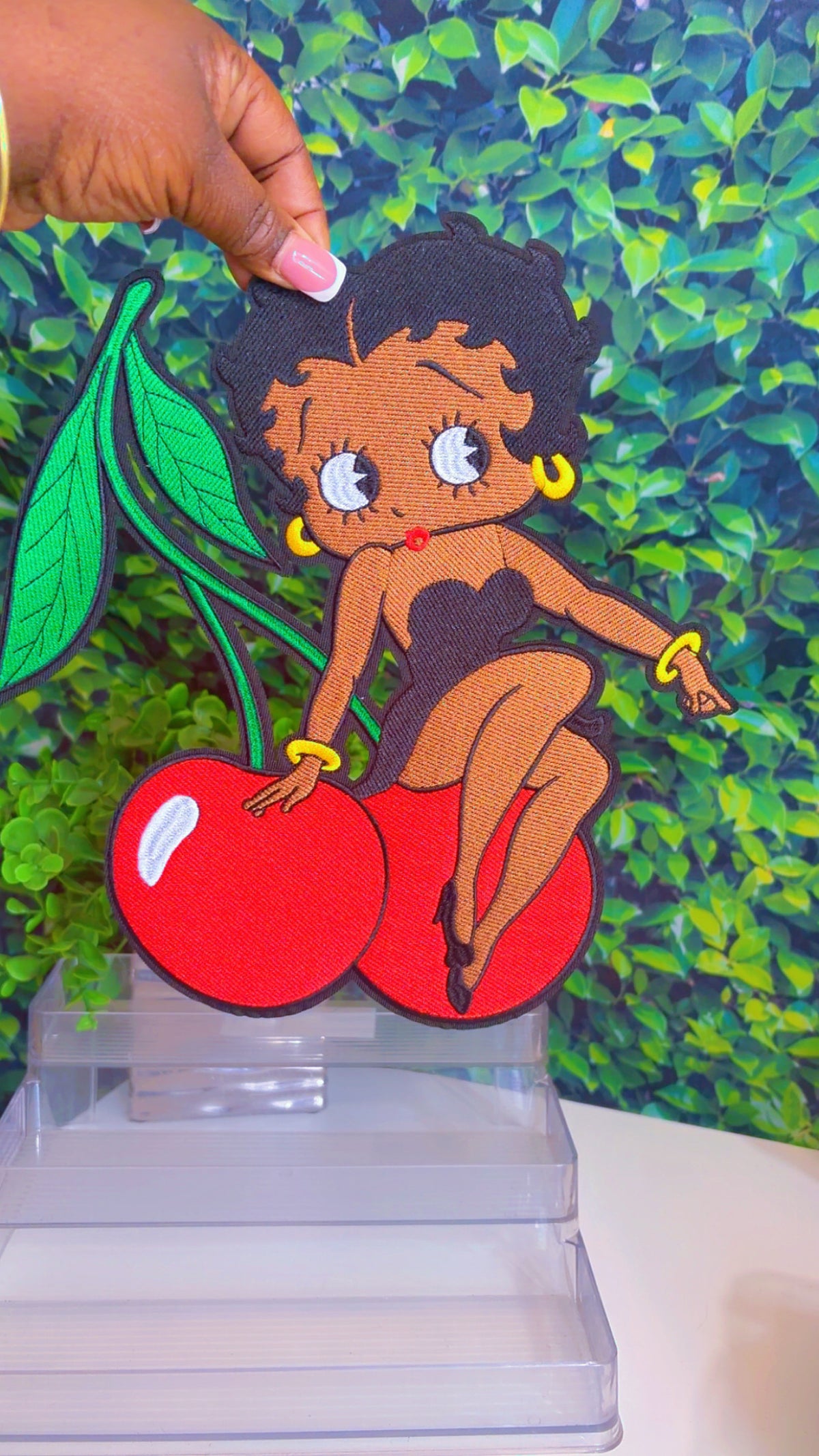 Big Cherry Betty iron on patch