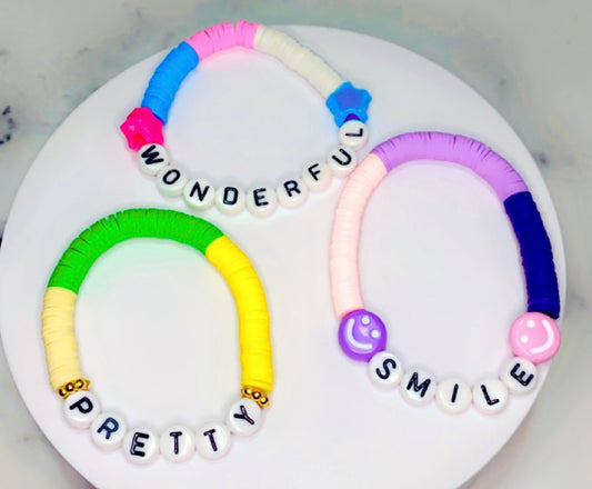 You’re Pretty Wonderful Beaded Bracelet (set of 3)